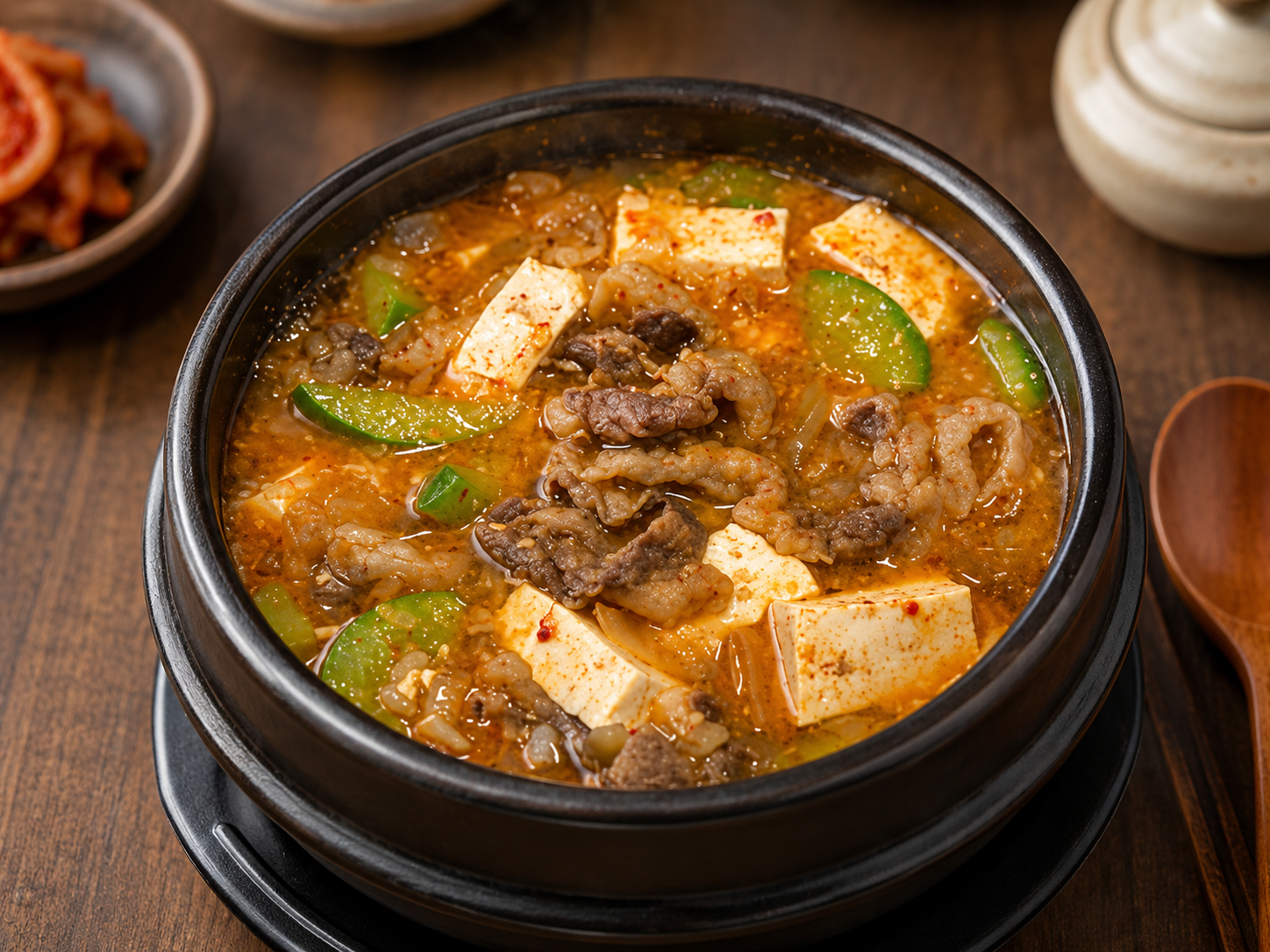 차돌 된장술밥