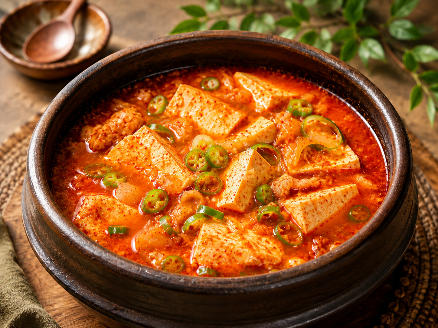 스팸순두부찌개